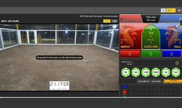 Đá Gà Tại Moto88 Đỉnh Cao Với Những Trận Chiến Kịch Tính Nhất Hiện Nay 1 Giao diện cá cược đá gà Moto88