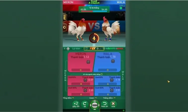 Cách Chơi Đá Gà Sabong Tại Moto88 Thắng Lớn Ngay 2 Giao diện chơi Đá Gà Sabong Tại Moto88