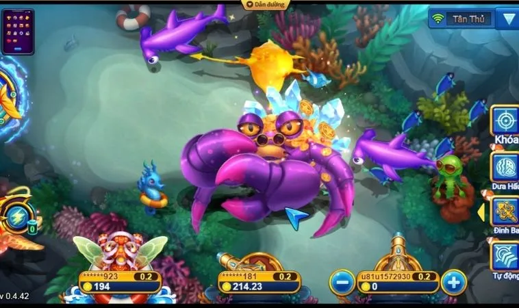 Hướng Dẫn Cách Chơi Thợ Săn Cá Tại Moto88 Săn Thưởng Khủng Mỗi Ngày 2 Các sinh vật trong game Thợ Săn Cá Tại Moto88