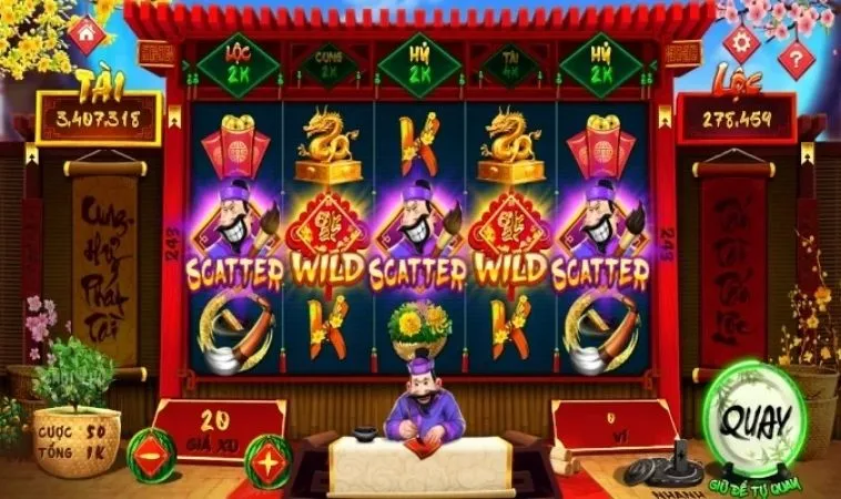 Tuyệt Chiêu Quay Thưởng Trong Cách Chơi Nổ Hũ Ông Đồ Tại Moto88 Thắng Lớn 2 Các biểu tượng trong game Nổ Hũ Ông Đồ Tại Moto88